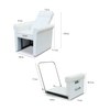 Silla de spa de pedicura blanca portátil sin plomería - Kangmei