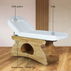 Mesa de masaje para terapia de encerado de madera Sofá Spa Belleza Cama facial