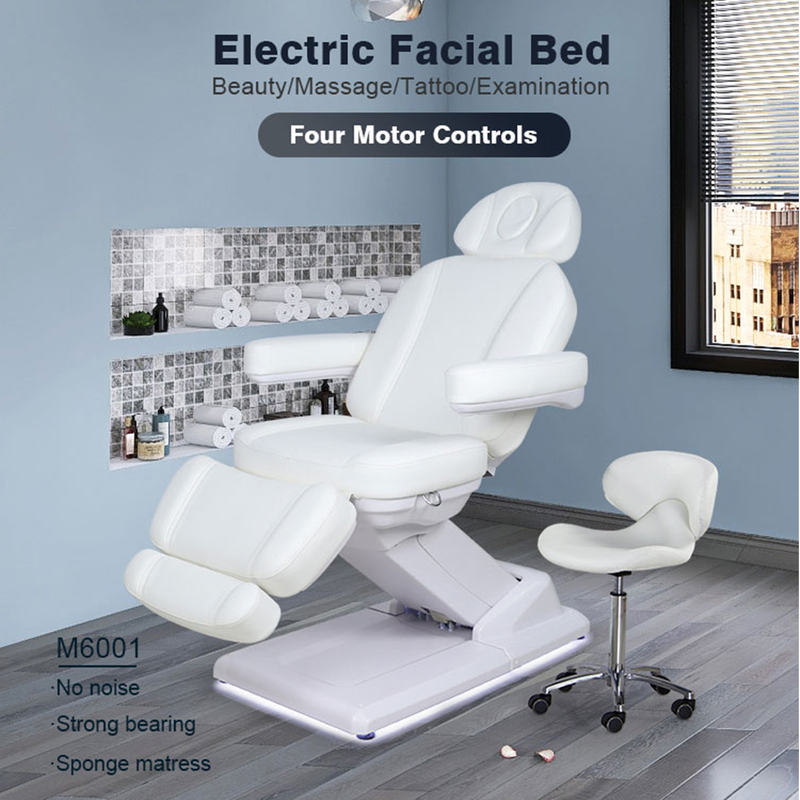 Mesa de masaje con elevador eléctrico Salón de belleza Cama facial para esteticista - Kangmei