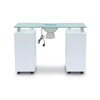 Spa moderno Salón de belleza Muebles polacos Secador portátil Estación de manicura de uñas Mesa con ventilación