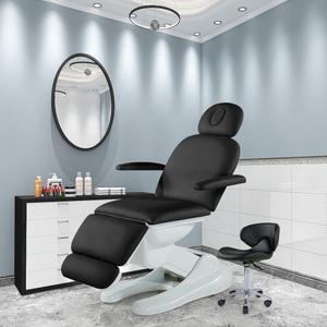 Salón de spa Tratamiento de belleza eléctrico cosmético Mesa de masaje Cama facial Silla de podología