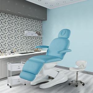 Muebles de salón de Spa de terapia europea, 3 motores eléctricos, tratamiento de belleza, mesas de masaje, elevador de cama Facial, silla de podología