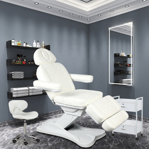 Salón reclinable Belleza Ajustable Mejor tratamiento Masaje eléctrico Cama facial Sofá cosmético Silla