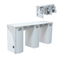Colector de polvo barato blanco portátil con diseño de ventilación Bar Art Vacuum Nail Manicure Table para la venta
