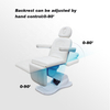 Silla de podología de cama facial de mesa de belleza eléctrica cosmética de elevación ajustable